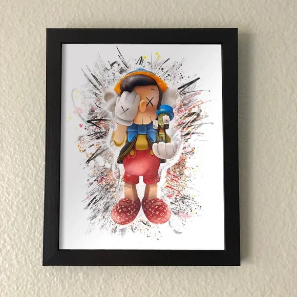 Kaws Pinocchio Wall Art - Picture 1 of 1